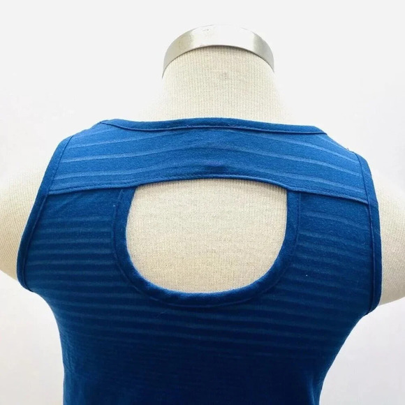 PINKY Girls Sleeveless Pullover Basic Neck Blue Striped Tank Top Size XL 14/16 - Picture 5 of 12